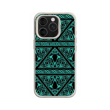 iPhone 16 Pro SolidX 貝殼灰 - Assassin's Creed - Valhalla - Crest Pattern