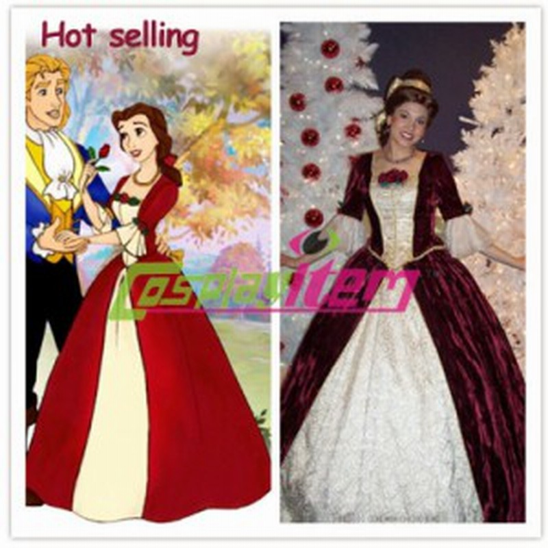 高品質 高級コスプレ衣装 ディズニー 美女と野獣 風 プリンセス ベル タイプ ドレス Beauty and the Beast princess  Belle Dress | LINEブランドカタログ