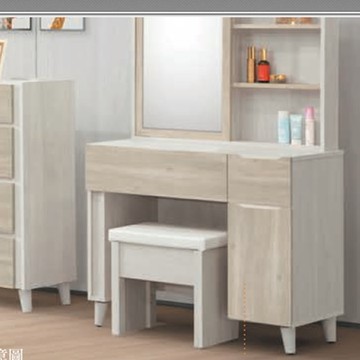 AS DESIGN雅司家具-阿奇拉2尺鏡台-附椅-62*46*170CM