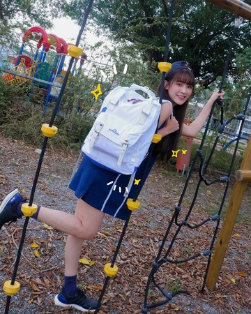 【DOUGHNUT】15吋 防潑水 後背包 馬卡龍 水壺格 撞色-白 YU