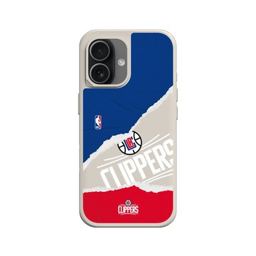 iPhone 17 SolidX 貝殼灰 - NBA - 熱血系列-洛杉磯快艇 L.A Clippers - Sweat and Tears