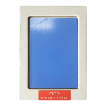 不沾墨印台 中號 不沾手 蓋印清晰 橡皮章適用  淺藍  1個