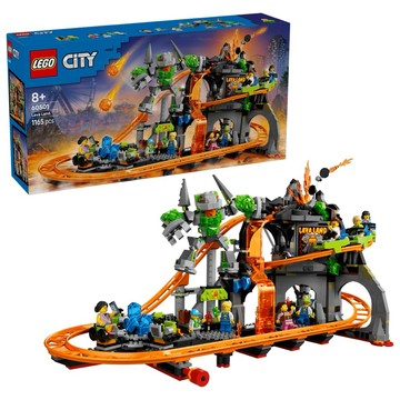 2650【台中翔智積木】LEGO 樂高 城市 60501 熔岩國度雲霄飛車樂園