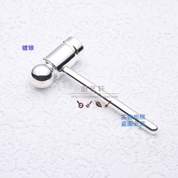 出口歐高檔不銹鋼鍍銀鍍金蟹錘吃蟹工具蟹具食蟹八件用具小錘餐廳