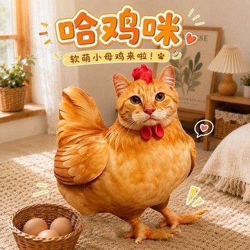 免運🔥本土出貨仿真哈雞咪毛絨玩具3D靠墊可愛小雞掛件玩偶抱枕女生兒童搞怪禮物