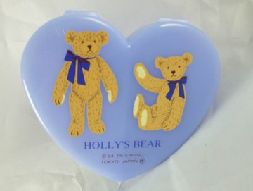 【震撼精品百貨】Holly's Bear 泰迪熊 造型置物盒 心-2格  震撼日式精品百貨