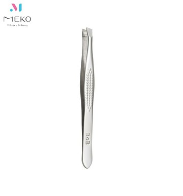 MEKO 不鏽鋼斜口眉夾 E-071 /拔毛夾【官方旗艦店】