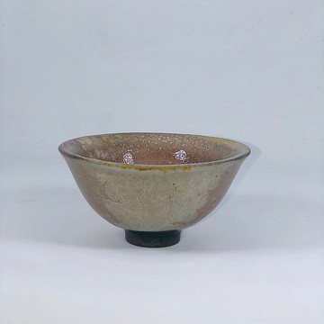 【唯一手作】柴燒小茶碗-雪見櫻 JC055