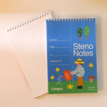 KOKUYO TYAKASHA聯名線圈速記本U罫-湛藍