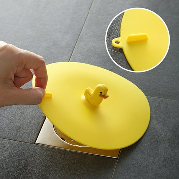 [Hare.D]動物PVC地漏蓋 地漏墊 防臭蓋 水孔蓋 防漏墊 排水孔蓋 排水孔墊 水孔專用蓋 密封除臭貼 造型墊