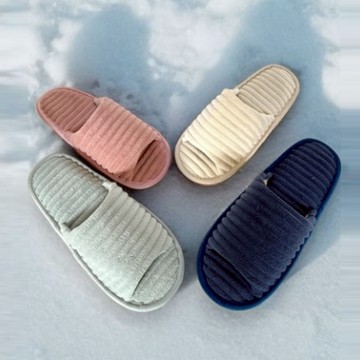 輕活家居拖鞋-漫步輕絨-多色任選