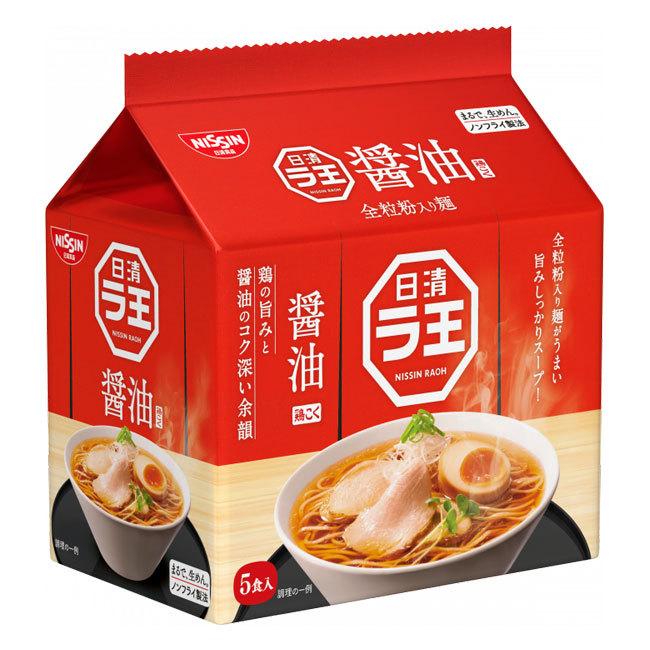 日清食品 日清ラ王 醤油 5食パック (101g x 5食入)