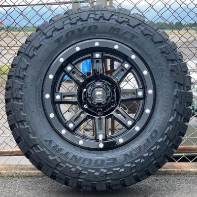 エスカレード アバランチ 新品 マッドタイヤ 17インチ タイヤホイールセット 4本 TOYO OPENCOUNTRY MT 265/65R17  265/70R17 ブラックレター | LINEショッピング