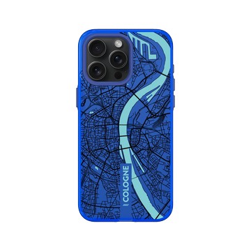 iPhone 15 Pro Max Clear 激光藍 - JOCR - Cologne (Black Logo)