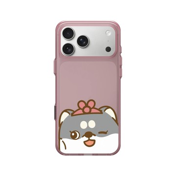 iPhone 17 Pro Max Clear (相機按鈕) 晶醺玫 - 嗨小強 Hi John - Wink Me