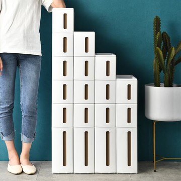 14cm日式夾縫收納柜抽屜式廚房冰箱邊柜超窄浴室縫隙置物架儲物柜