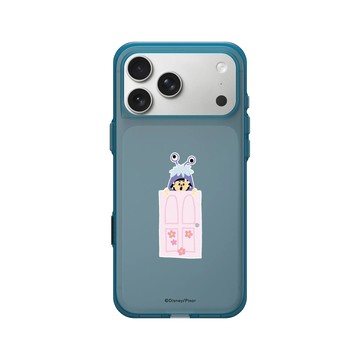 iPhone 17 Pro Max Clear (相機按鈕) 夜幕藍 - 迪士尼-皮克斯 PIXAR - Knock! 阿布