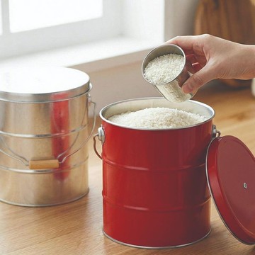 日本 OBAKETSU 手工製雜糧飼料收納桶 5kg