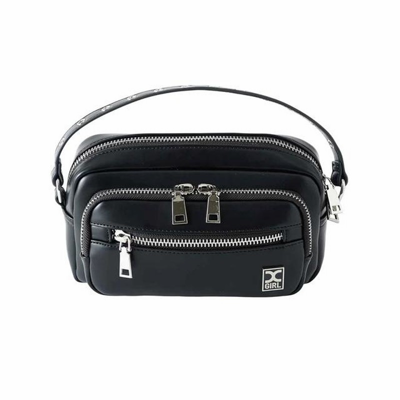 エックスガール X-GIRL FAUX LEATHER 2WAY SHOULDER BAG