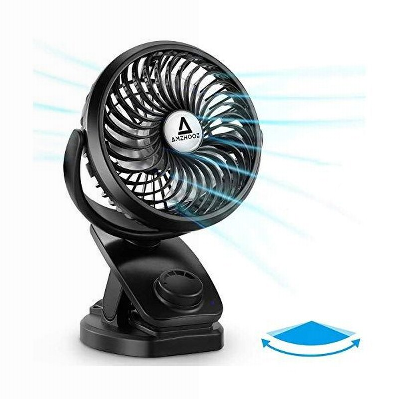 年進化版 卓上扇風機 自動首振り 風量無段階調節 小型扇風機 静音 Usb扇風機 クリップ 充電式 360度 通販 Lineポイント最大0 5 Get Lineショッピング