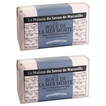 La Maison 馬賽皂之家 深層清潔死海泥 香氛精油 面膜皂  125g  2顆