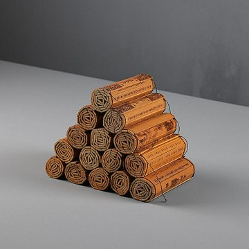 竹簡中號陰刻論語百家姓三字經出師表弟子規錦囊茶經兒童表演道具