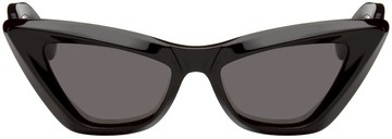 Bottega Veneta 黑色 Pointed Cat Eye 太阳镜