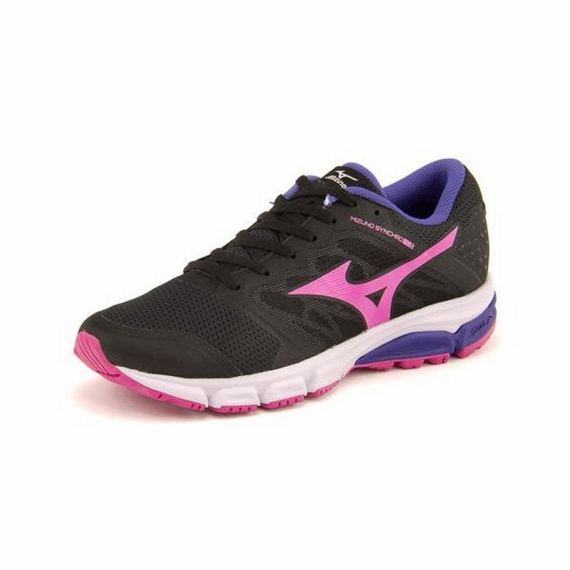 ミズノ Mizuno Synchro Md 2 シンクロmd2 J1gf1718 65 ブラック ピンク パープル スニーカー レディース 通販 Lineポイント最大0 5 Get Lineショッピング