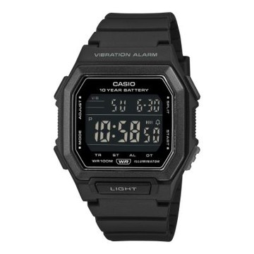 CASIO卡西歐 方形震動電子錶(W-738H-1B)