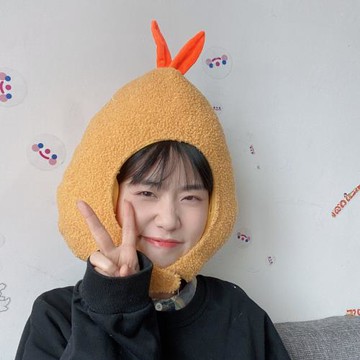 卡通搞怪可愛少女心ins毛絨炸蝦頭套帽子裝扮保暖學生拍照道具