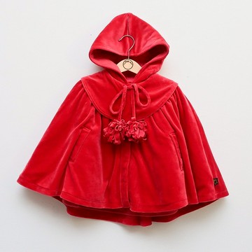 my little star小紅帽  有機棉披風