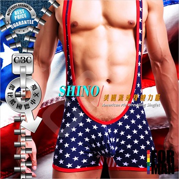 SHINO美國派連身健力服SP0007