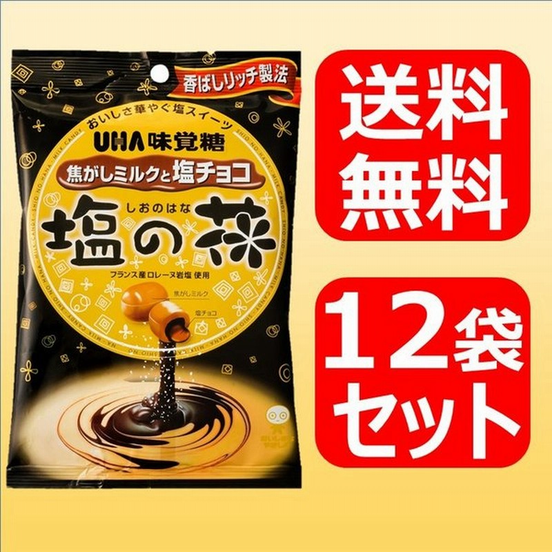 Uha味覚糖 塩の花 キャラメルキャンディと塩麹チョコ 12袋 通販 Lineポイント最大0 5 Get Lineショッピング