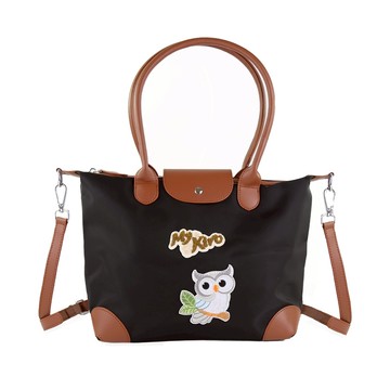 貓頭鷹 牛角包 毛巾繡 輕防水 肩背/斜背包【31000101】