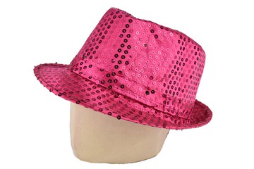 E-閃燈亮片舞會帽，萬聖節/派對用品/舞會道具/cosplay/角色扮演/紳士帽/聖誕節/表演/爵士/園遊會/校慶，X射線【W405990】