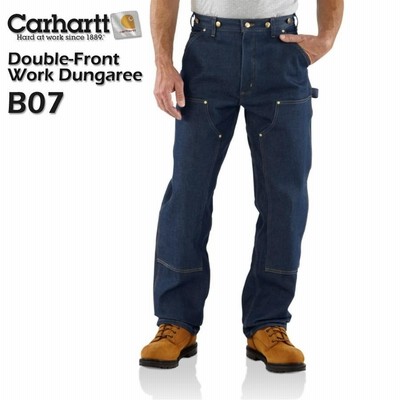 Carhartt デニムダブルニーパンツ　B07 DNM r400