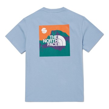(WMNS) THE NORTH FACE Graphic T-shirt 'Blue'