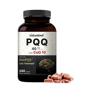 美國代購！原裝正品NatureBell PQQ吡咯喹啉醌輔酶Q10線粒 240粒