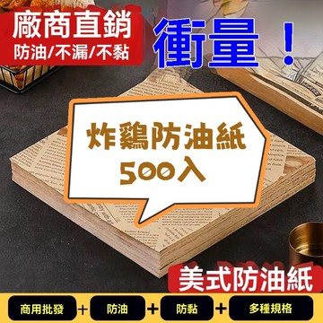 💗【500份入】 💗美式防油紙英文報紙油紙烘焙托盤紙餐盤墊紙小喫隔油三明治漢堡紙