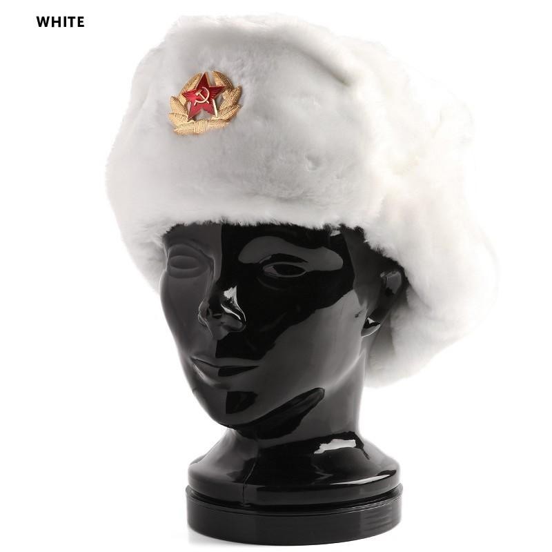 ソ連軍 ロシア軍ウシャンカ 防寒帽 ロシア軍毛皮帽 ロシアン帽 大変暖かい