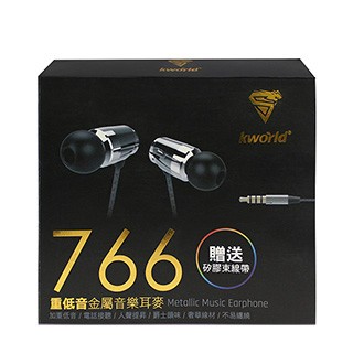Kworld 重低音金屬電競耳麥766