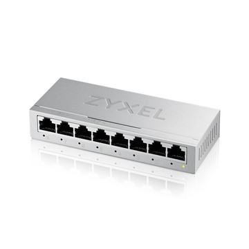 Zyxel GS-108B v5 8埠桌上型 Gigabit 乙太網路交換器(金屬殼)
