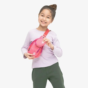 【特惠】KAGS Weekend 系列斜肩包 - 公主粉