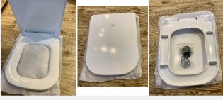 【麗室衛浴】高品質抗菌方形馬桶蓋 A-429-1 品質好非一般市售塑料能比