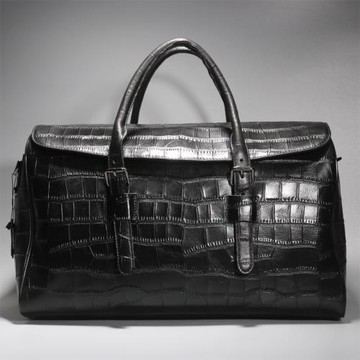 手拎短途旅行包男真皮 個性時尚潮流旅行袋 休閑男包 真皮手提包