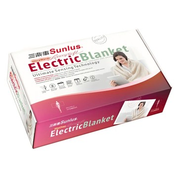 Sunlus 三樂事 隨意披蓋舒柔電熱毯 SP2405BR  140 x 60cm