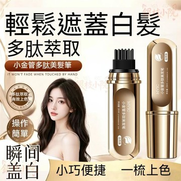 ✅高雄出貨 【第3隻0元搶】MVIC快速美髮筆 一次性補色 帶梳齒 臨時遮蓋白髮 不脫色 即時補色 物理遮白 不傷發