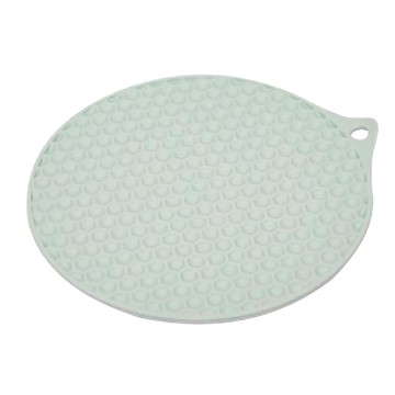 SiliPot 鉑金矽膠隔熱墊，掛孔設計 易拉設計 超級柔軟，韓國製造  薄荷綠色  1個