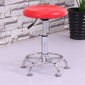 美容院美容凳子帶滑q輪旋轉美發店圓凳理發店升降大工椅子