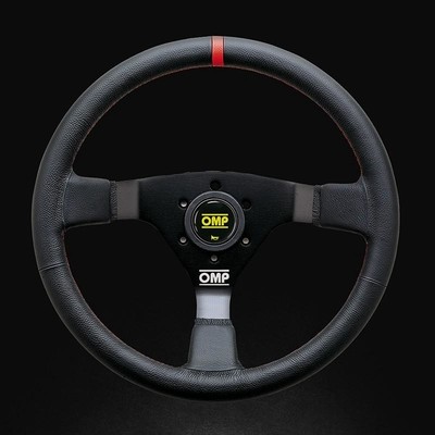 値下げOMPステアリングWRCブラッグレザーOD1980N350mm Amazon.com: OMP (OD/1980/N) Steering Wheel, Black : Automotive